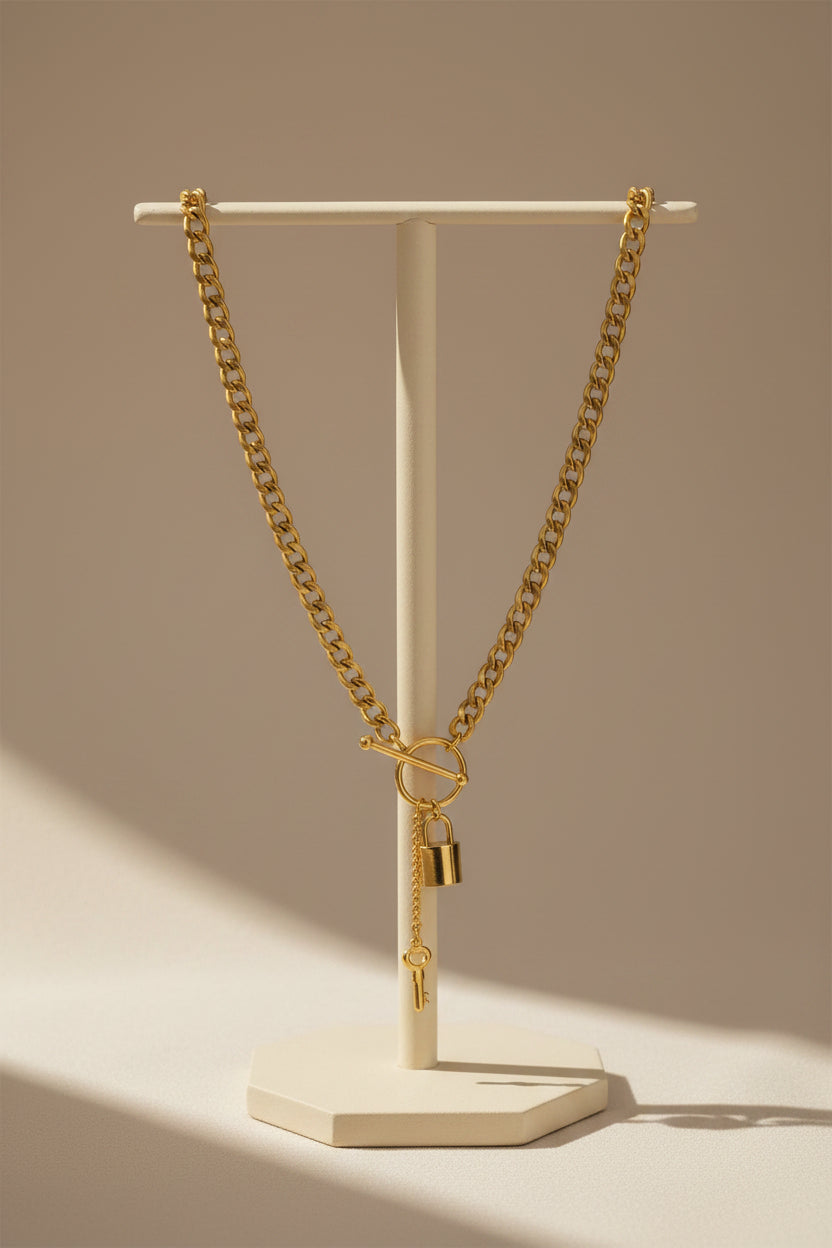 Lock and Key Necklace
