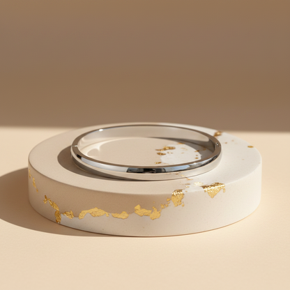 Signature Polished Bangle (Gold or Silver)