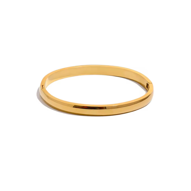 Signature Polished Bangle (Gold or Silver)