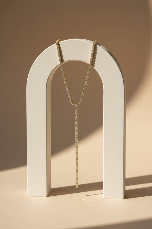Serena CZ Tennis Necklace