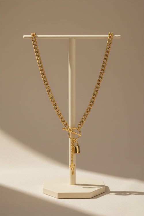 Lock and Key Necklace