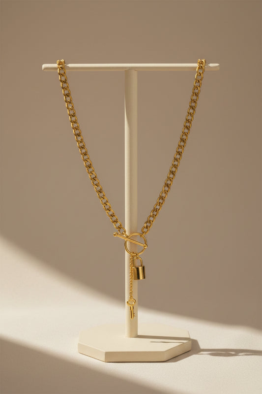 Lock and Key Necklace